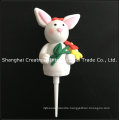 Stable Quality Cake Decoration Handmade Cute Easter Bunny Polymer Clay